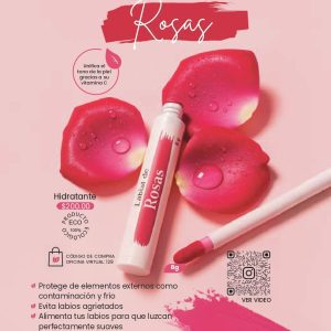 Labial de P?talos de Rosa