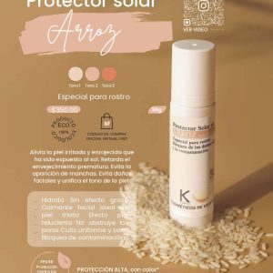 Protector Solar de Arroz