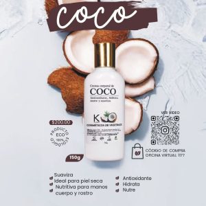 Crema corporal de Coco
